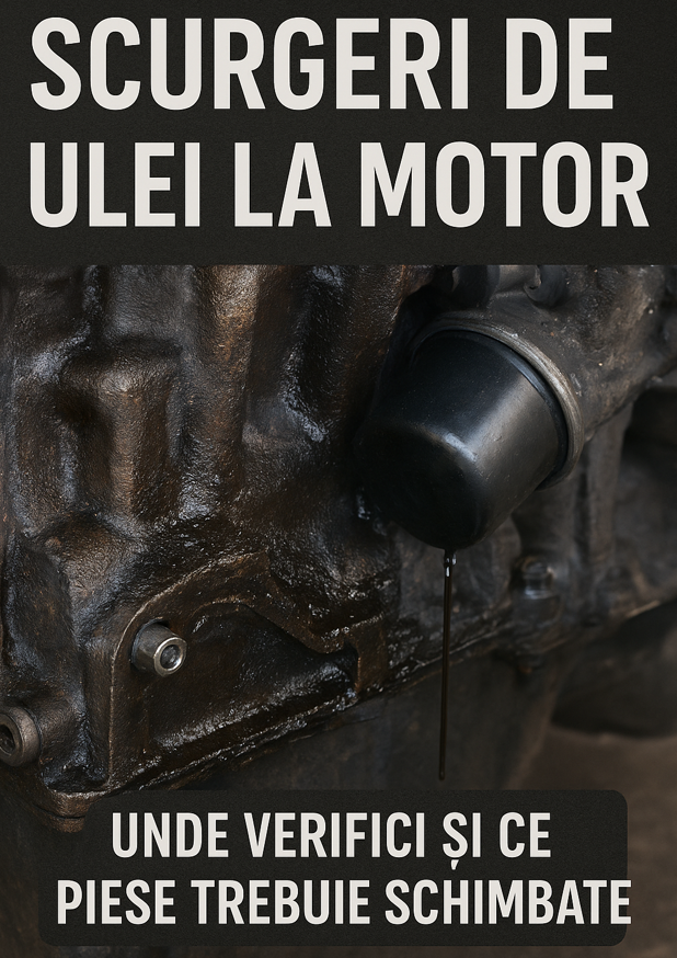 scurgeri ulei - ce trebuie sa verifici la motor